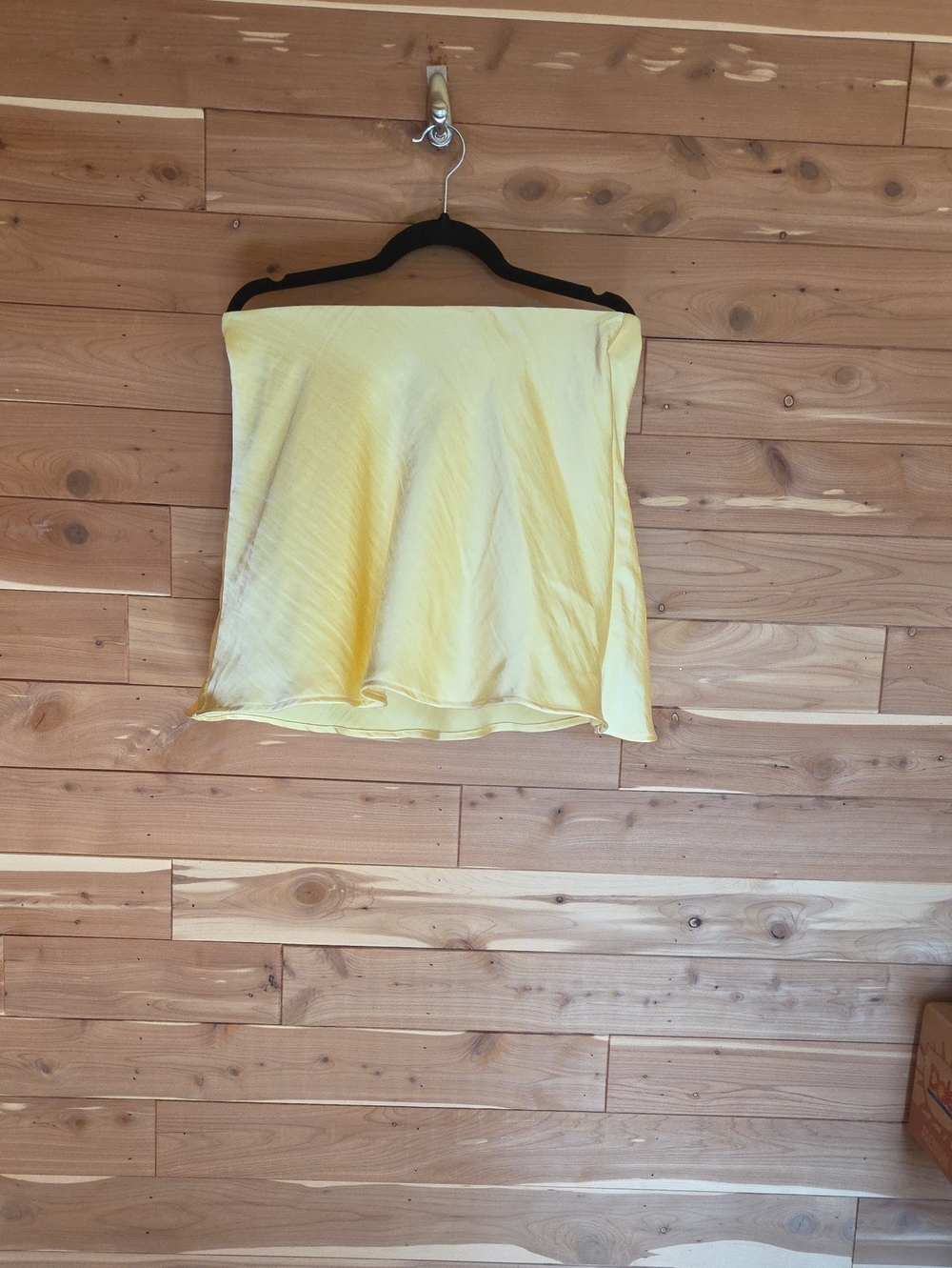 a new day Pale Yellow Mini Skirt